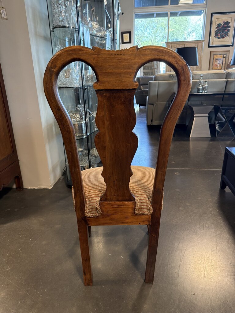 Vintage Carved Wood Dining Chairs- Set of 8