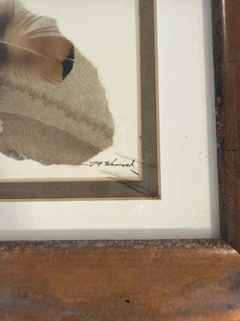 Framed Original Art By JM Womack- 9X7