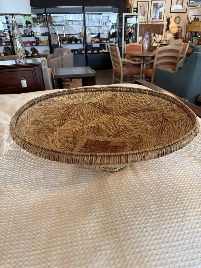 African Tonga Binga Basket- 23X23X7.5