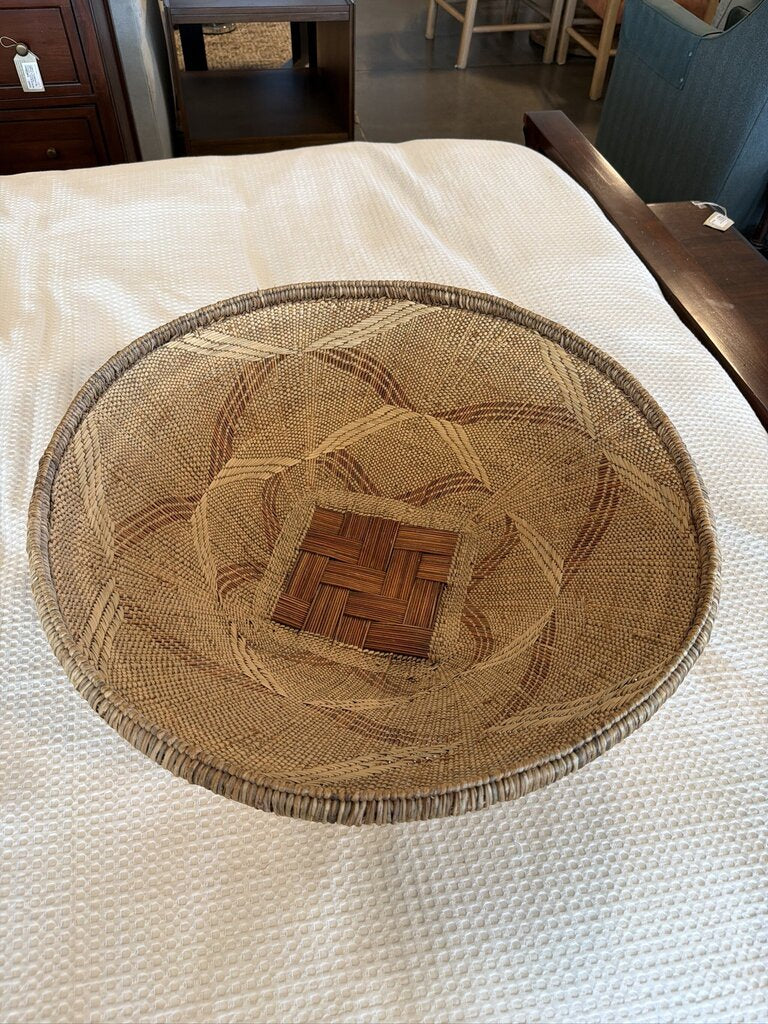 African Tonga Binga Basket- 23X23X7.5