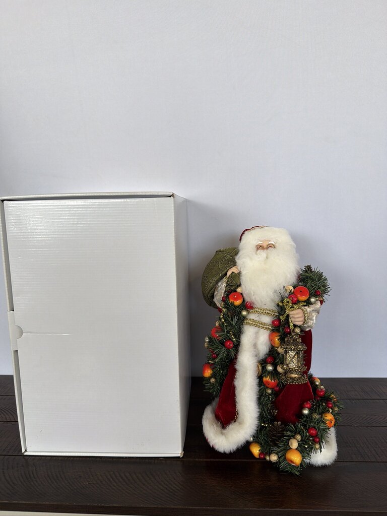 Santa Christmas Tree Topper- 10X10X14.5