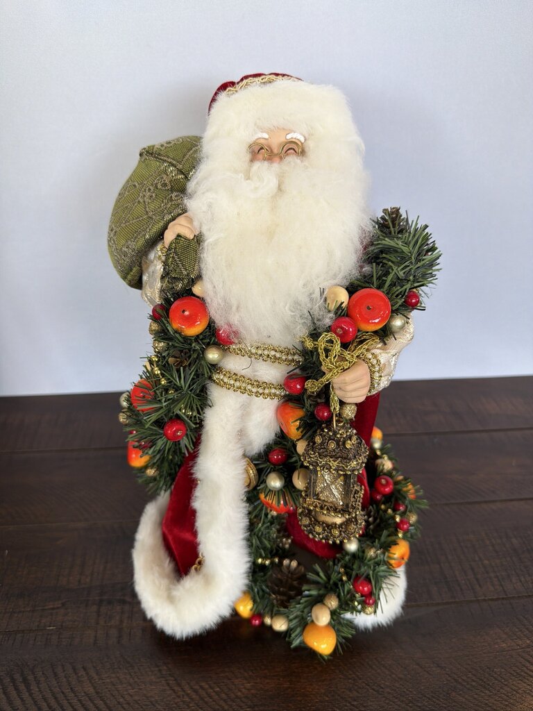 Santa Christmas Tree Topper- 10X10X14.5