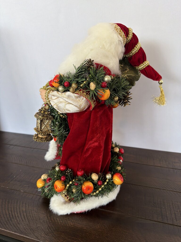 Santa Christmas Tree Topper- 10X10X14.5