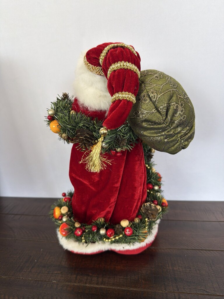 Santa Christmas Tree Topper- 10X10X14.5