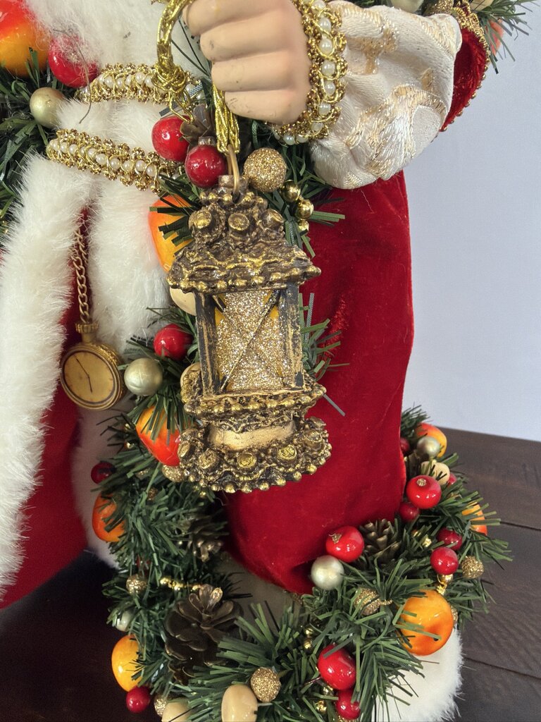 Santa Christmas Tree Topper- 10X10X14.5