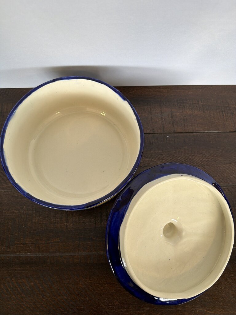 Talavera Tortilla Warmer W/ Lid- 8X8X5