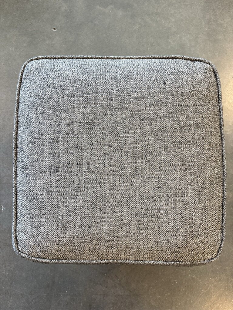 Custom Grey Ottoman W/ Casters ||- 23X23X21