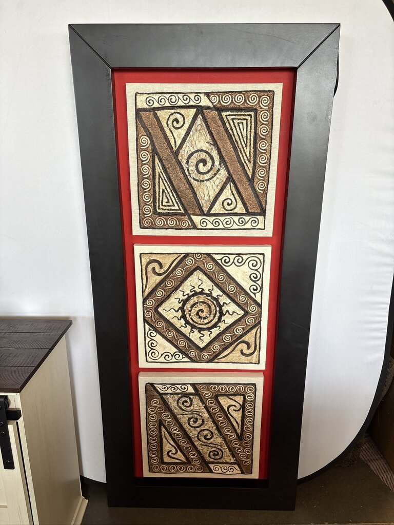Original Framed SW Paper Art W/ Lights- 67X3X29