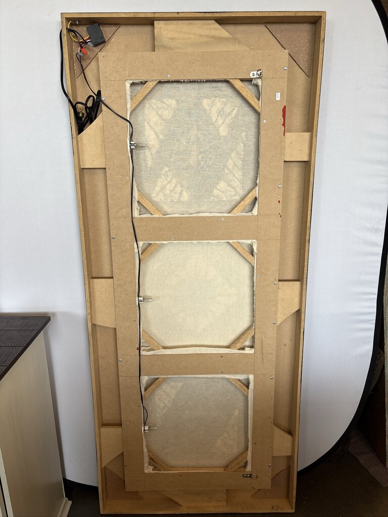 Original Framed SW Paper Art W/ Lights- 67X3X29