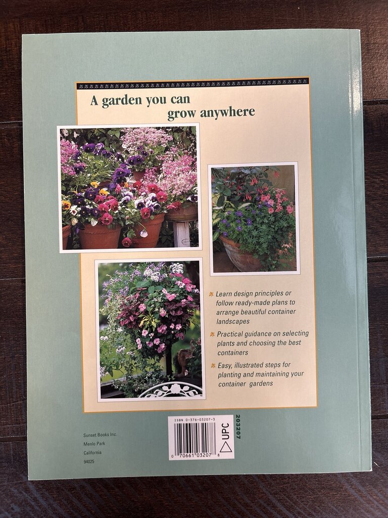 Containing Gardening Book