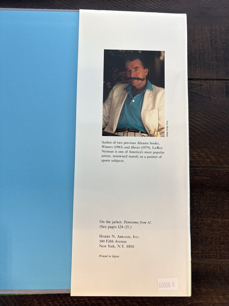 LeRoy Neiman Big Time Golf Hardcover Book