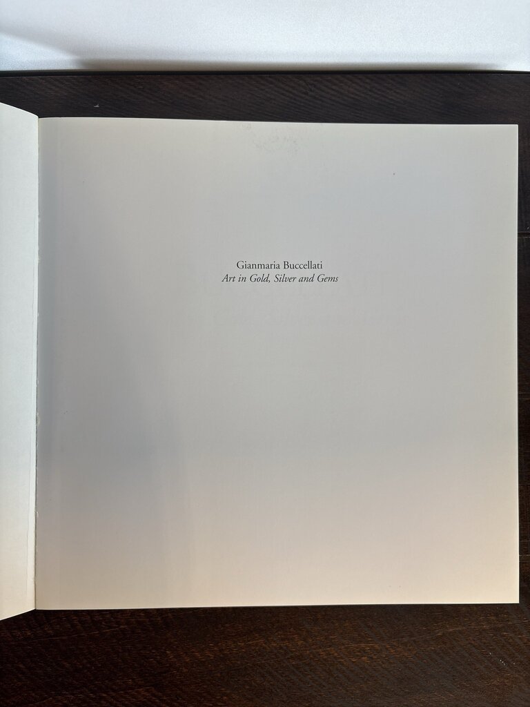 Buccellati: Art in Gold, Silver, and Gems - Maria Cristina Book