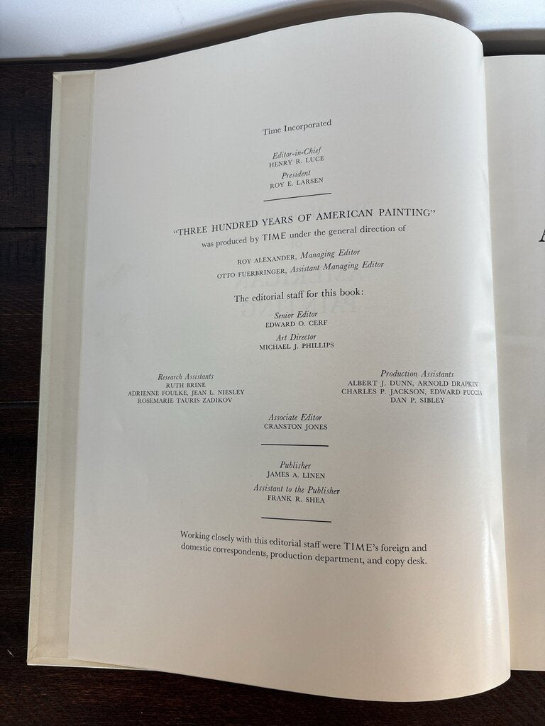 Three Hundred Years of American Painting by Alexander Eliot