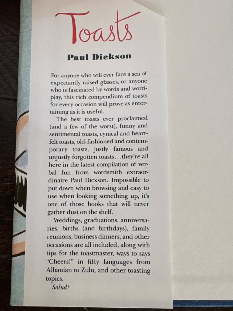 Toasts By Paul Dickinson