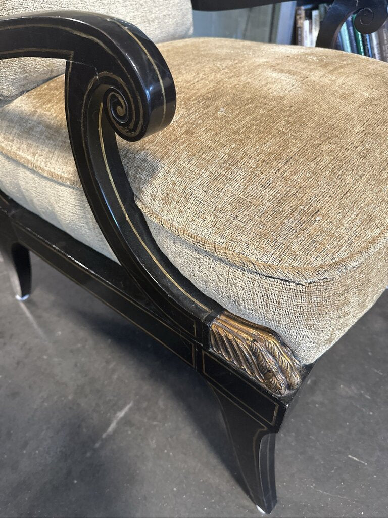 Antique Custom Upholstered Chairs- Pair- AS IS