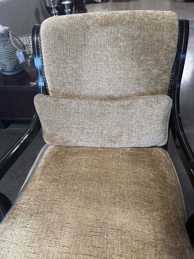 Antique Custom Upholstered Chairs- Pair- AS IS