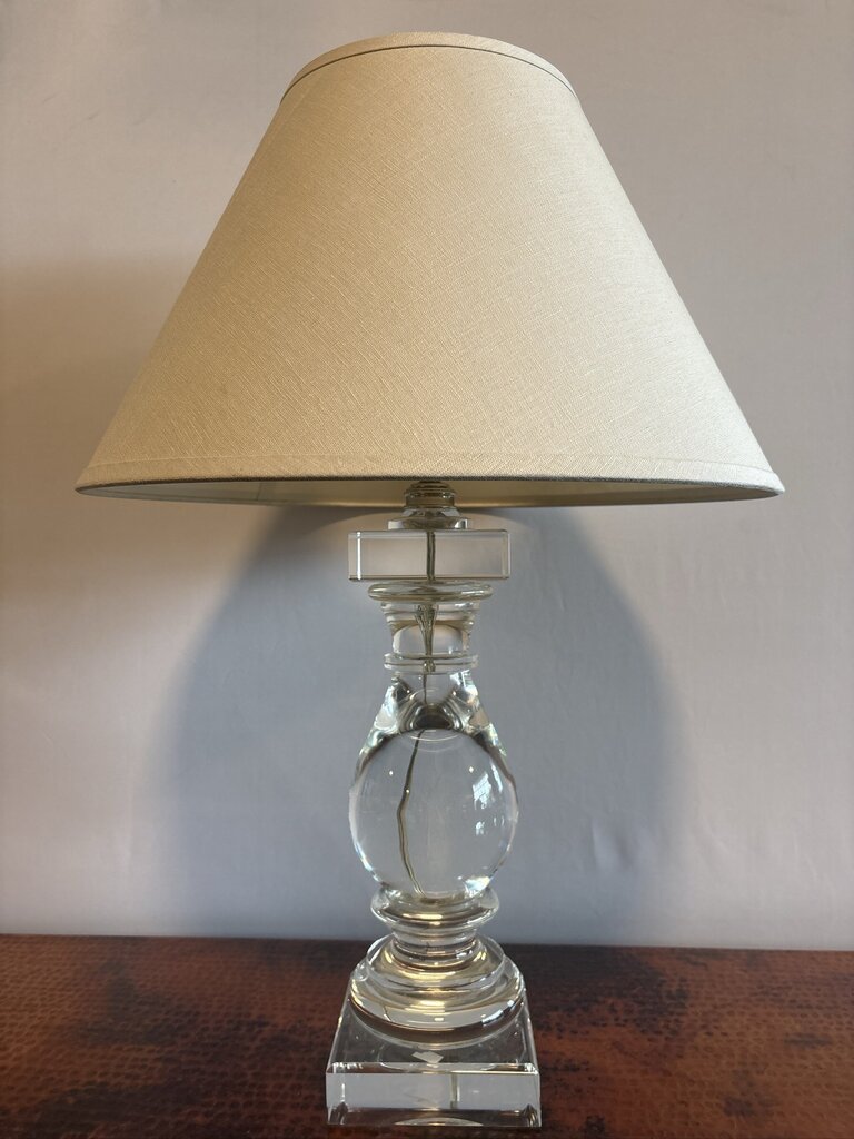 Restoration Hardware Modern Crystal Banister Lamp-19X19X20