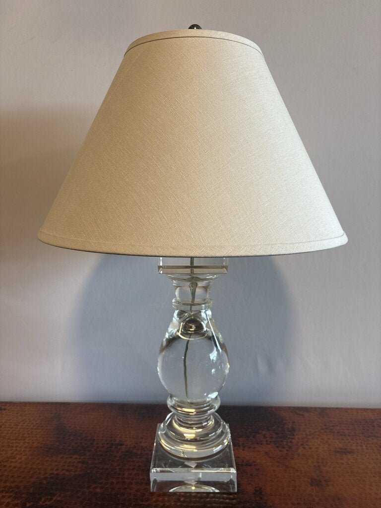 Restoration Hardware Modern Crystal Banister Lamp-19X19X20