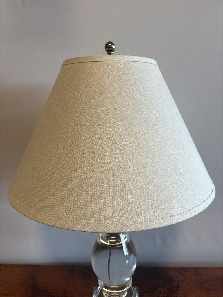 Restoration Hardware Modern Crystal Banister Lamp-19X19X20