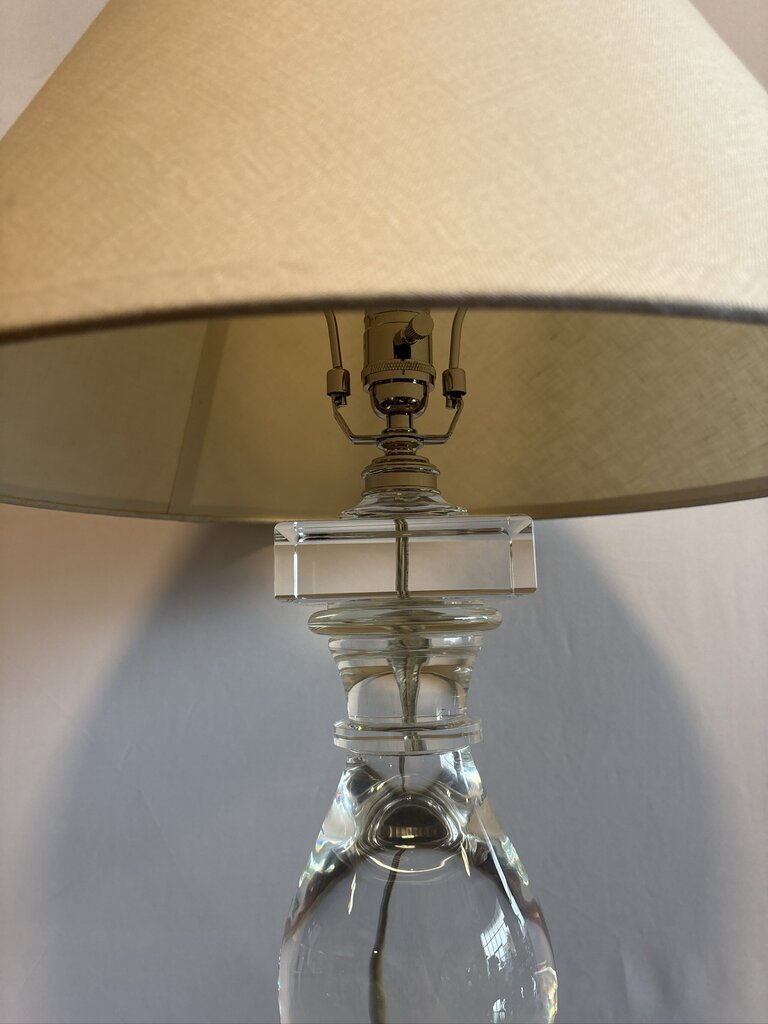 Restoration Hardware Modern Crystal Banister Lamp-19X19X20