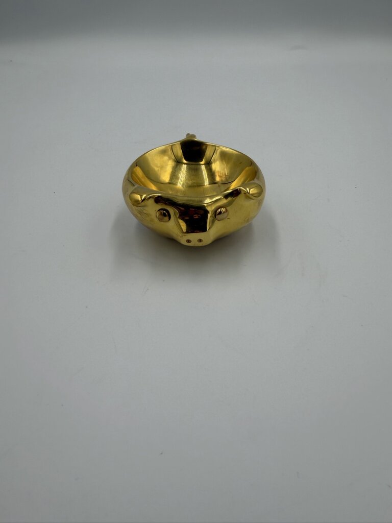 Jonathan Adler Brass Pig Ring Bowl- 3.25X2.5X1.25