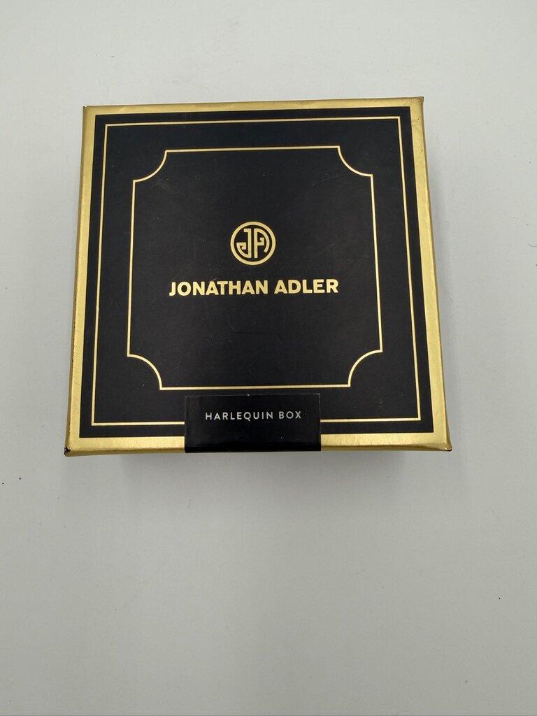 Jonathan Adler Harlequin Box W/ Lid- 5X5X2.5