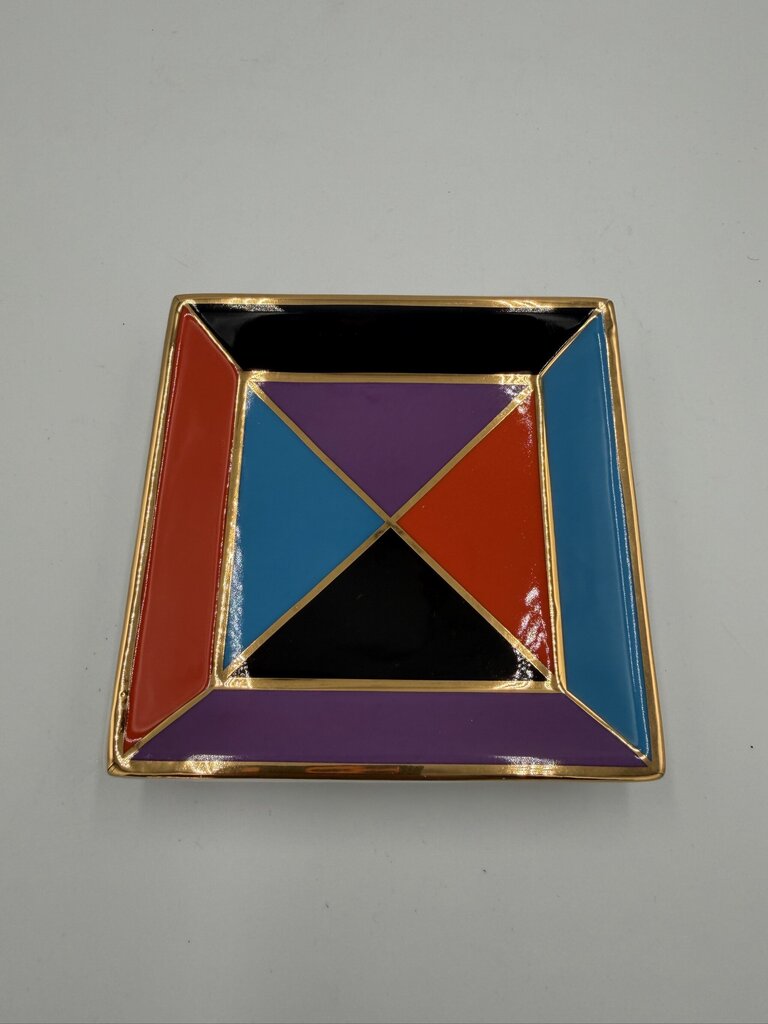 Jonathan Adler Harlequin Square Trey- 5X5X2H