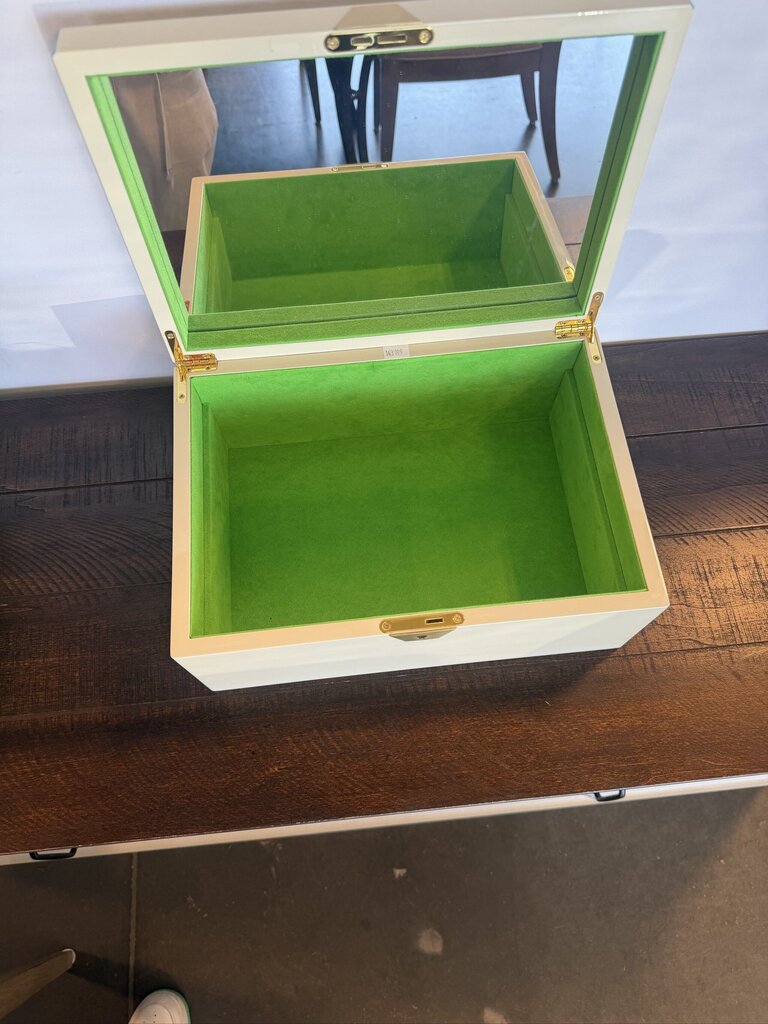 Jonathan Adler Lacquer Jewelry Box W/ Key- 13X9X5.5