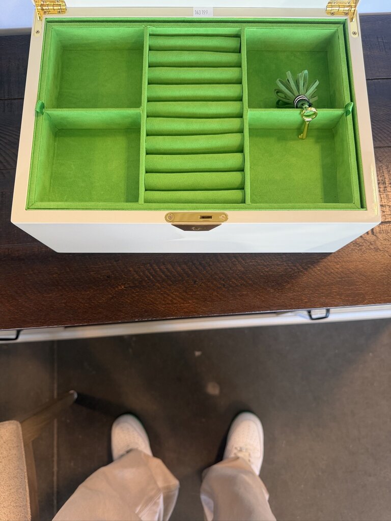 Jonathan Adler Lacquer Jewelry Box W/ Key- 13X9X5.5