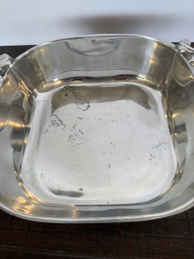 Holland Boone Pewter Bowl W/ Handles- 11.5X8X3