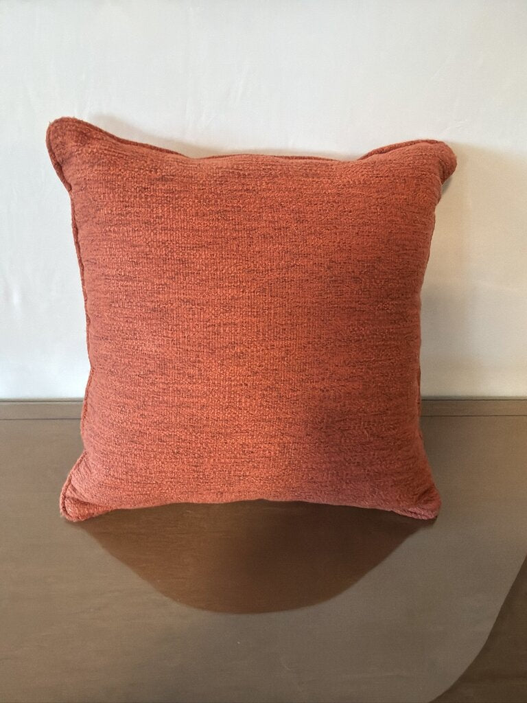 Rust Textured Pillow- 18X18