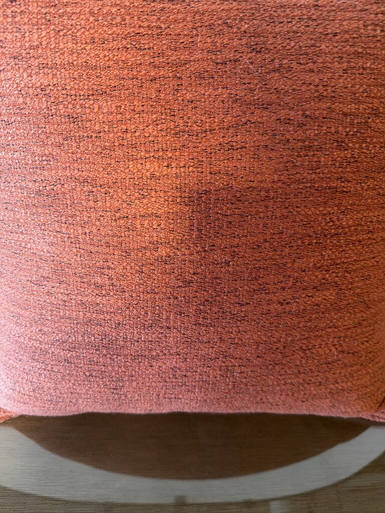 Rust Textured Pillow- 18X18