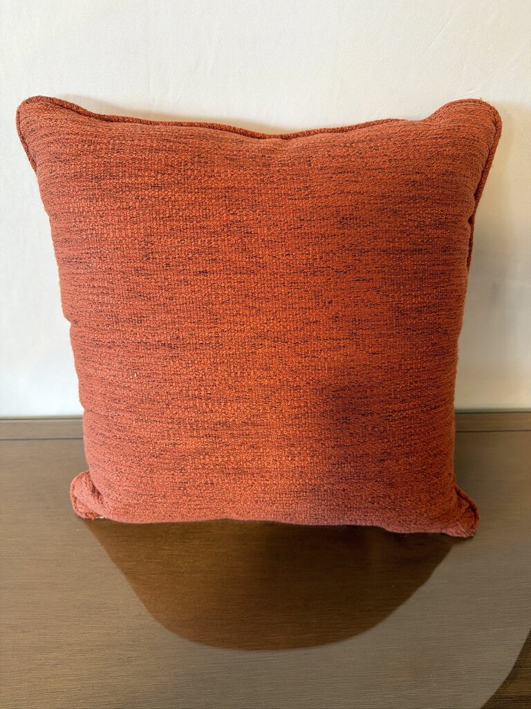 Rust Textured Pillow- 18X18