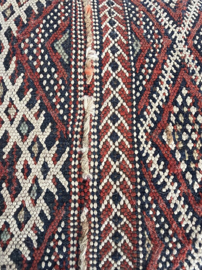 Vintage Kilim Lumbar Pillow- 28X14