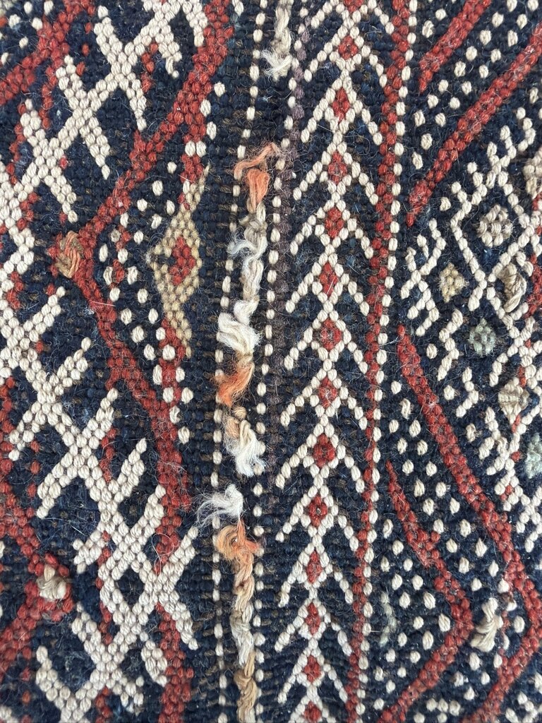 Vintage Kilim Lumbar Pillow- 28X14