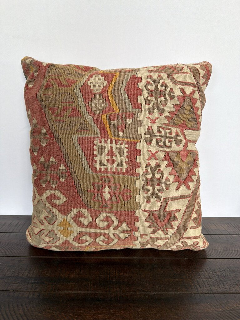 Vintage Kilim Pillow- 19X19