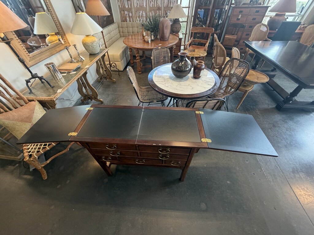 Henredon Chinoiserie Flip-Top Server - 44X18X34H