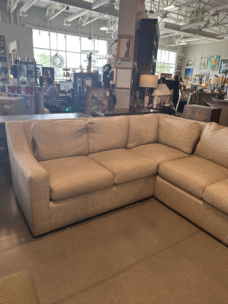 Rene Cazares Upholstered L Sectional- 128X92X33