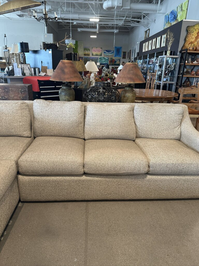 Rene Cazares Upholstered L Sectional- 128X92X33