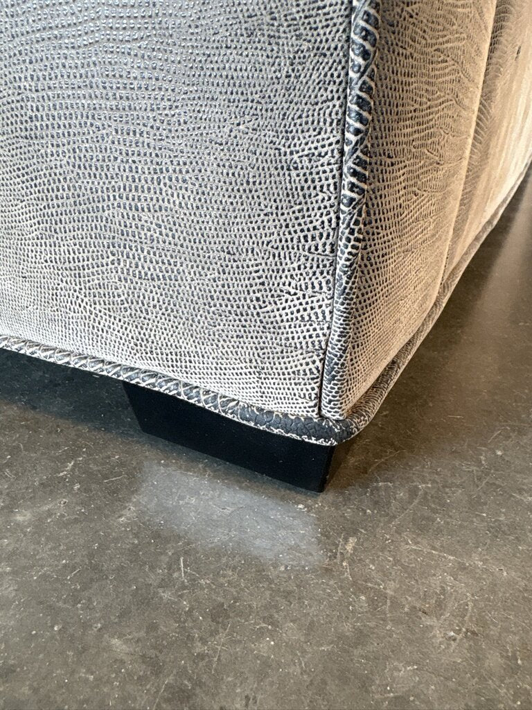 Childress Furniture Embossed Sofa W/ Ottomans- 86X37X30H