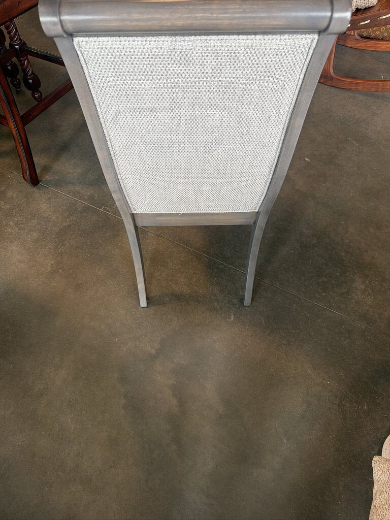 Bermex Double Crescent Pedestal Dining Set W/6 Chairs- 64X42X31