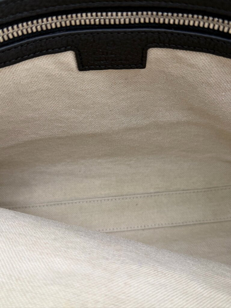 Gucci Piuma Calfskin Jumbo GG Embossed Messenger Bag