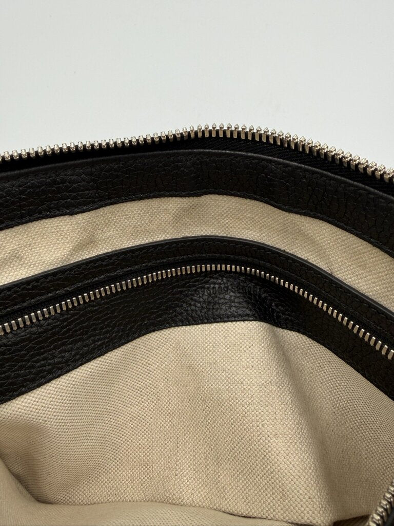 Gucci Piuma Calfskin Jumbo GG Embossed Messenger Bag