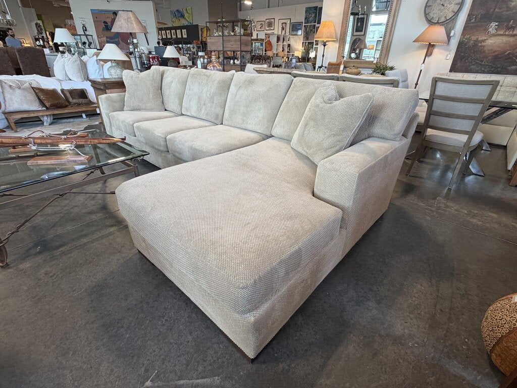Century Furniture Cream 3 Seat Sofa- 133X64X37