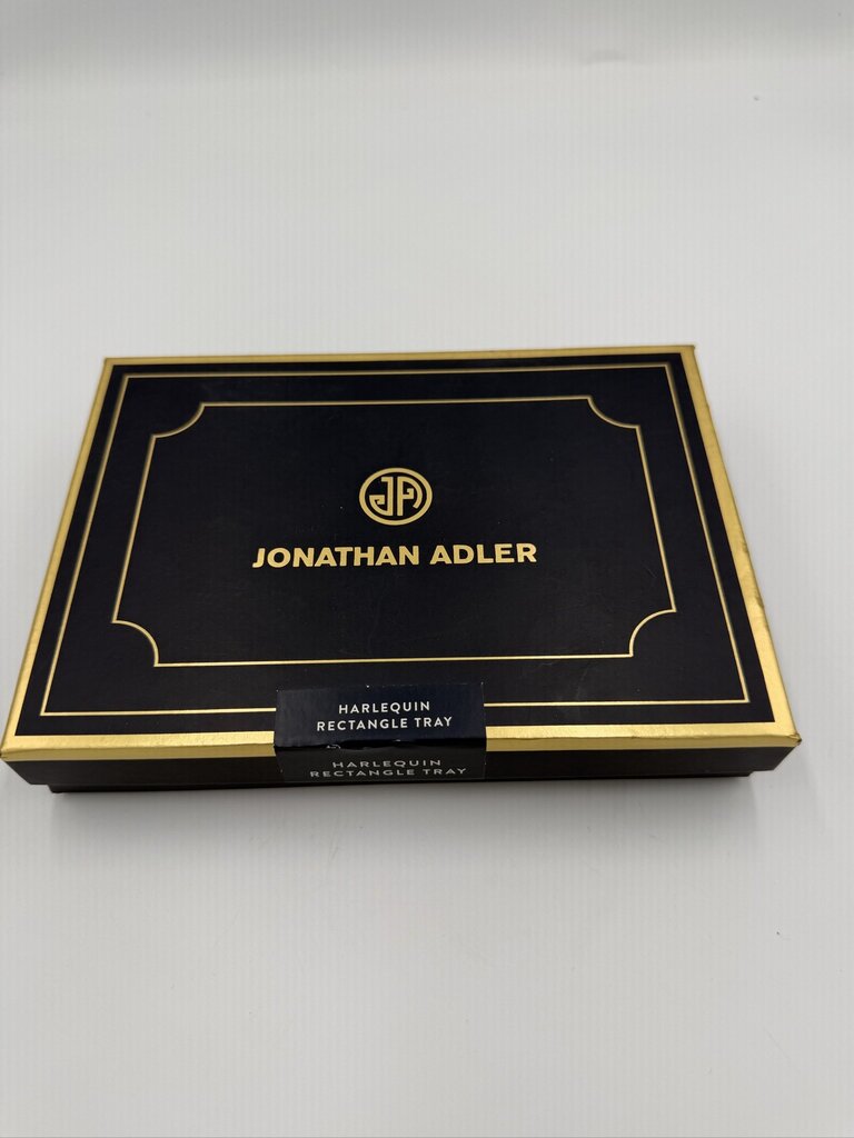 Jonathan Adler Harlequin Rectangle Tray- 7X5X1