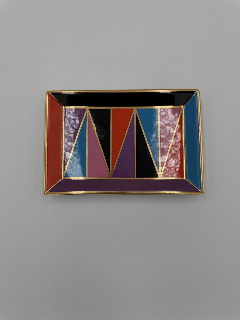 Jonathan Adler Harlequin Rectangle Tray- 7X5X1