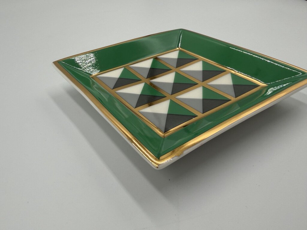 Jonathan Adler Versailles Square Tray- 5X5X2