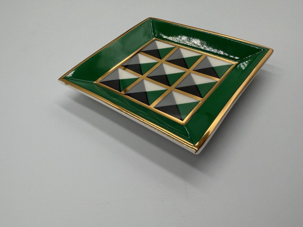 Jonathan Adler Versailles Square Tray- 5X5X2
