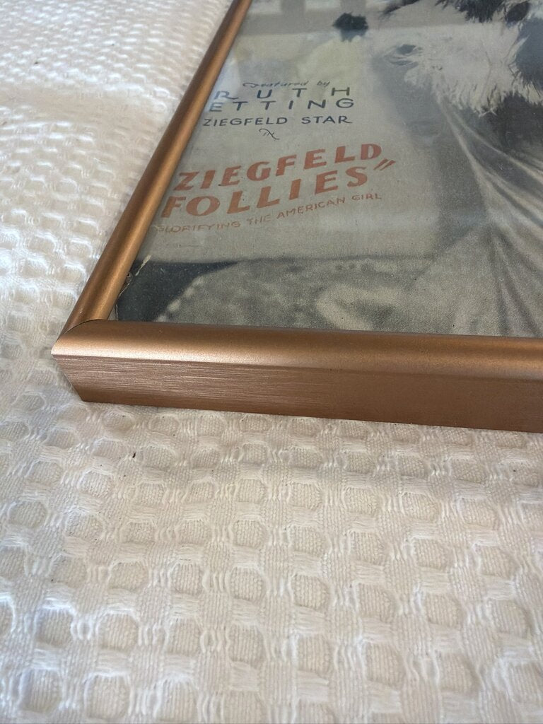 Framed Vintage Sheet Music- Set of 10- 9X12