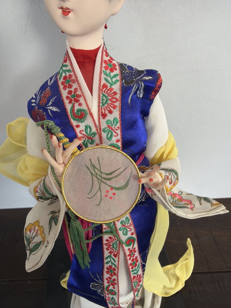 Vintage Chinese Doll W/ Box- 5X5X12